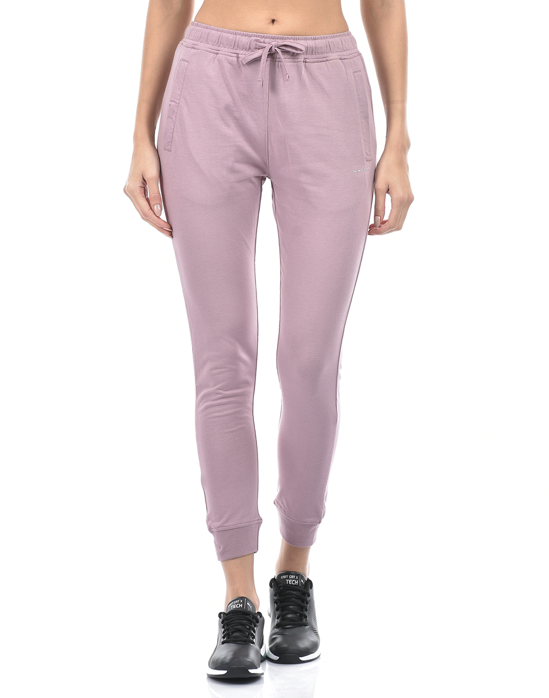 Numero Uno Women Solid Purple Track Pants